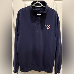 West Virginia Mountaineers Quarterback Zip Fleece Unisex L
